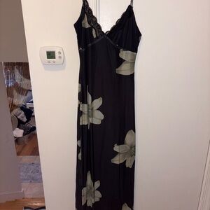 Princess Polly Black and Cream Floral Maxi Dress - Mesh Formal
